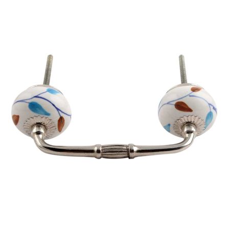 Pastele Floral Ceramic Bridge Handle